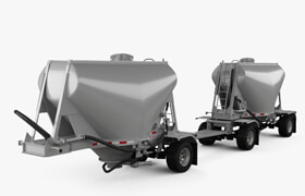 Hum3D - Beall 550 Dry Bulk Double Trailer 2016