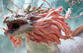 【正版】《亞洲龍》—制作復雜生物造型與貼圖技術教學【實名認證】