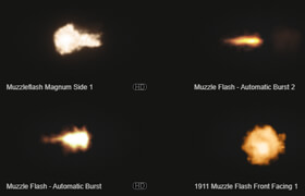 PRODUCTION CRATE - MUZZLE FLASHES - 視頻素材