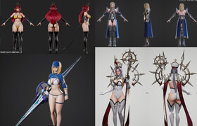 RyanReos character bundle - 3dmodel