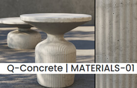 3dtools - Q-Concrete Materials 01 - 材質(zhì)
