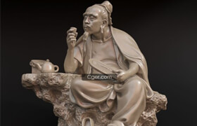 中國古代人物雕塑模型
