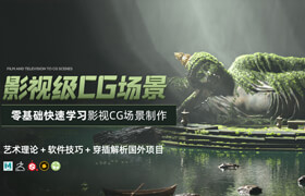 【正版】【大師】零基礎(chǔ)學(xué)習(xí)影視級CG場景【藝術(shù)理論+軟件技巧+穿插解析國外項目】
