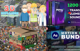 Motion Bro 4 Packs Collection 2023 - 視頻模板
