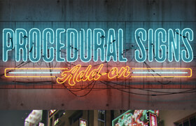 Procedural Signs - Blender店牌標(biāo)志設(shè)計(jì)工具包