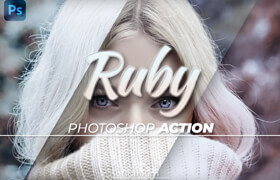 Titanium Ruby Coloring Photoshop Action - ps動(dòng)作