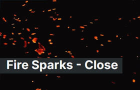 Actionvfx - Fire Sparks - Close - 4K - 視頻素材