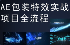 【正版】AE包裝特效實戰(zhàn)項目全流程
