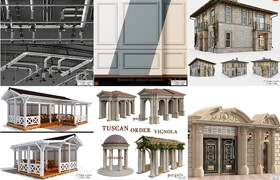 20套3dsky網(wǎng)站的建筑和建筑部件模型合集