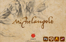 Real-ink Michelangelo Mega Pack - 繪畫筆刷