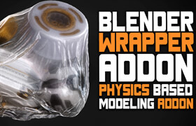 wrapper addon - Blender 創建物體包裹模型的插件
