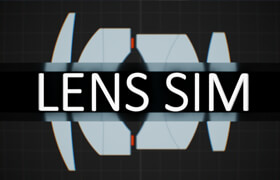 LensSim - blender 模擬真實世界效果的相機鏡頭插件