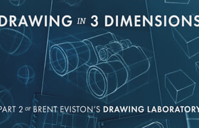 Skillshare - Drawing in Three Dimensions Part 2 of the Drawing Laboratory - by Brent Eviston