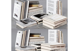 Book stack set 08